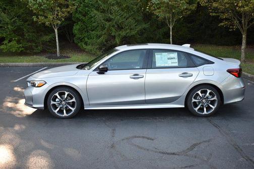 Solar Silver Metallic 2026 Honda Civic Hybrid Sport Touring