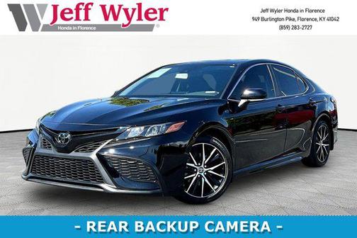 Midnight Black Metallic 2023 Toyota Camry SE