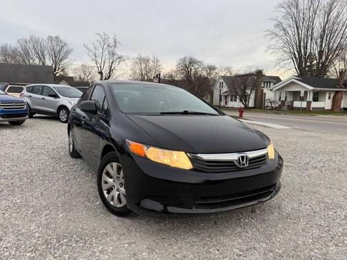Crystal Black Pearl 2012 Honda Civic LX