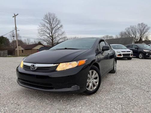 Crystal Black Pearl 2012 Honda Civic LX