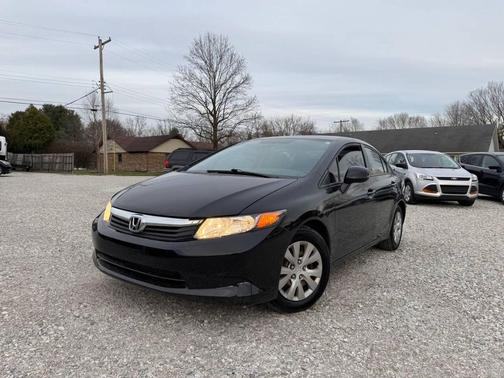 Crystal Black Pearl 2012 Honda Civic LX