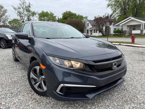Aegean Blue Metallic 2021 Honda Civic LX