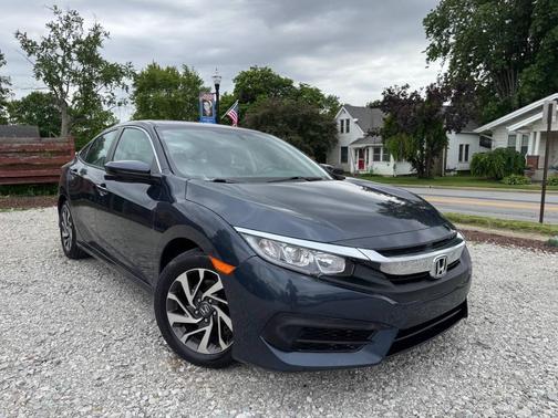 Aegean Blue Metallic 2018 Honda Civic EX