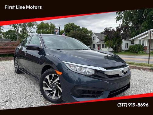 Aegean Blue Metallic 2018 Honda Civic EX