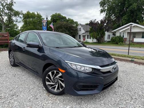 Aegean Blue Metallic 2018 Honda Civic EX
