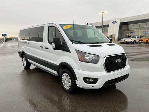 OXFORD WHITE 2024 Ford Transit-350 XLT