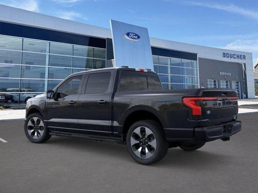 AGATE BLACK METALLIC 2025 Ford F-150 Lightning Platinum
