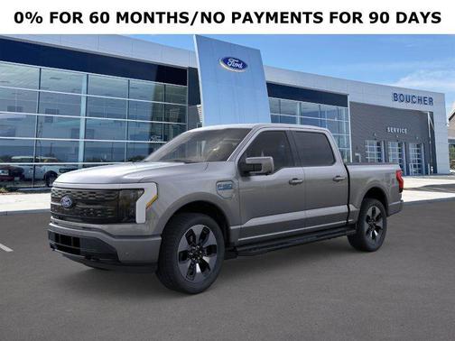 CARBONIZED GRAY METALLIC 2025 Ford F-150 Lightning Platinum