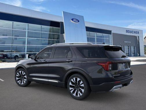 Agate Black Metallic 2026 Ford Explorer Platinum