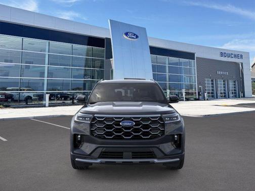 Agate Black Metallic 2026 Ford Explorer Platinum