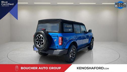 VELOCITY BLUE METALLIC 2024 Ford Bronco Outer Banks