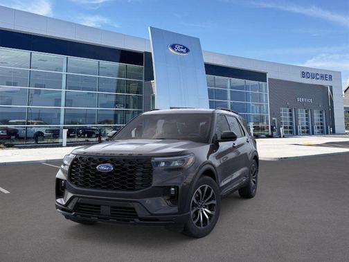 AGATE BLACK METALLIC 2026 Ford Explorer ST-Line
