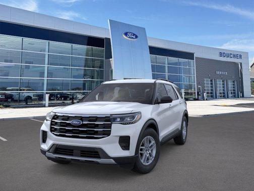 SPACE WHITE METALLIC 2026 Ford Explorer Active