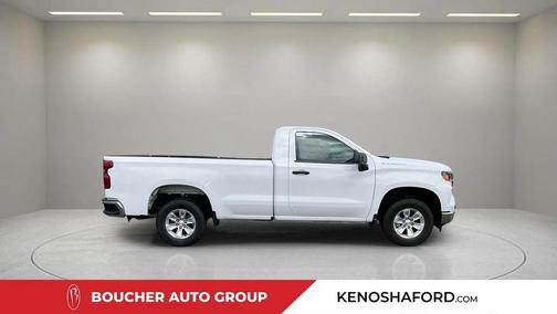 Summit White 2025 Chevrolet Silverado 1500 WT