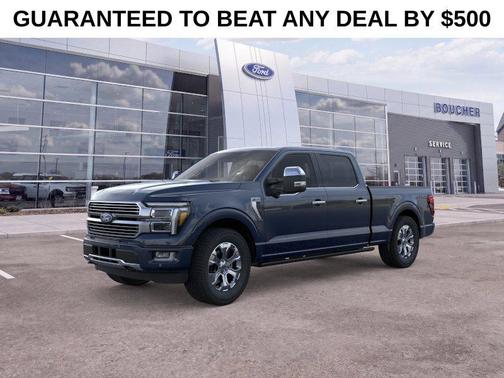 Antimatter Blue Metallic 2026 Ford F-150 Platinum
