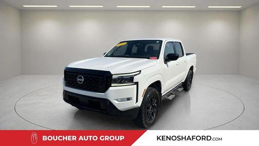 Glacier White 2023 Nissan Frontier SV