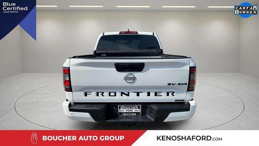 Glacier White 2023 Nissan Frontier SV