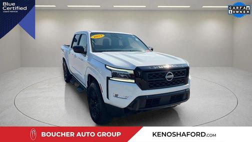 Glacier White 2023 Nissan Frontier SV