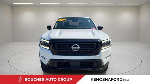 Glacier White 2023 Nissan Frontier SV