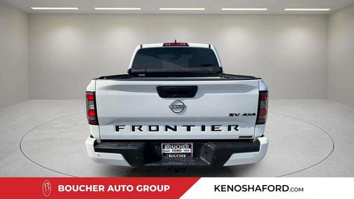 Glacier White 2023 Nissan Frontier SV