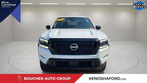 Glacier White 2023 Nissan Frontier SV