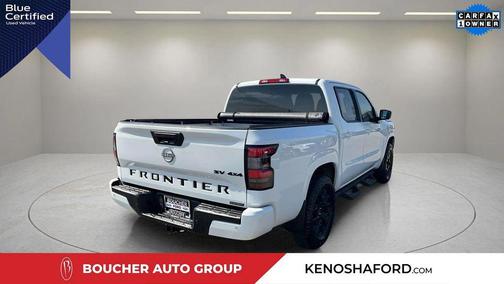 Glacier White 2023 Nissan Frontier SV