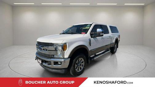 White Platinum Metallic Tri-Coat 2017 Ford F-350 Lariat
