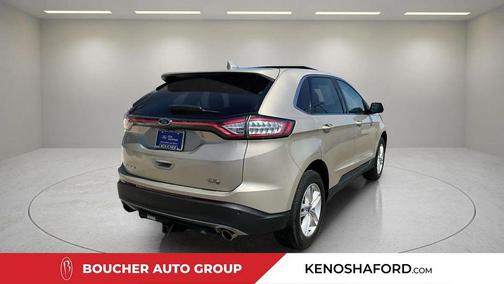 WHITE GOLD METALLIC 2017 Ford Edge SEL