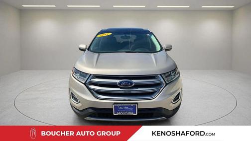 WHITE GOLD METALLIC 2017 Ford Edge SEL