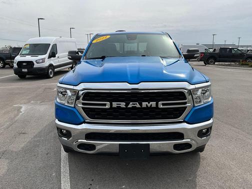 Hydro Blue Pearlcoat 2022 RAM 1500 Big Horn/Lone Star