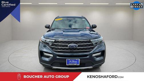 STONE BLUE METALLIC 2022 Ford Explorer XLT