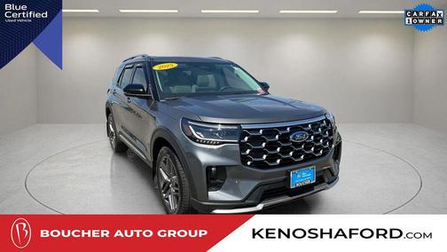CARBONIZED GRAY METALLIC 2025 Ford Explorer Platinum