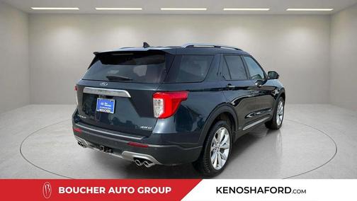 STONE BLUE METALLIC 2023 Ford Explorer Platinum