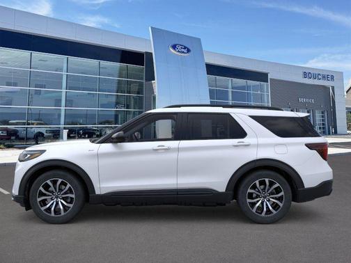 STAR WHITE MET TRI-COAT 2026 Ford Explorer ST-Line