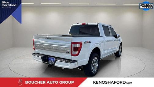 STAR WHITE METALLIC TRICOAT 2021 Ford F-150 Platinum