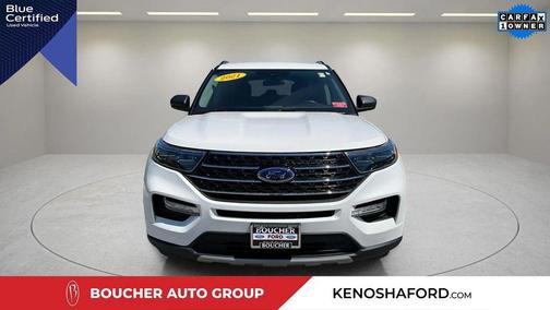 STAR WHITE MET TRI-COAT 2021 Ford Explorer XLT