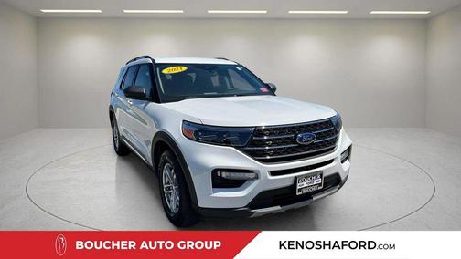 STAR WHITE MET TRI-COAT 2021 Ford Explorer XLT