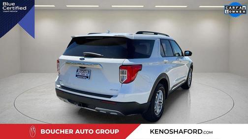 STAR WHITE MET TRI-COAT 2021 Ford Explorer XLT