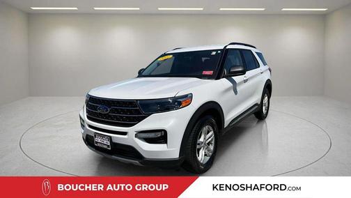 STAR WHITE MET TRI-COAT 2021 Ford Explorer XLT