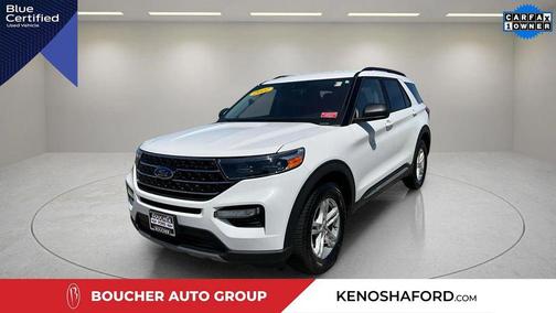 STAR WHITE MET TRI-COAT 2021 Ford Explorer XLT