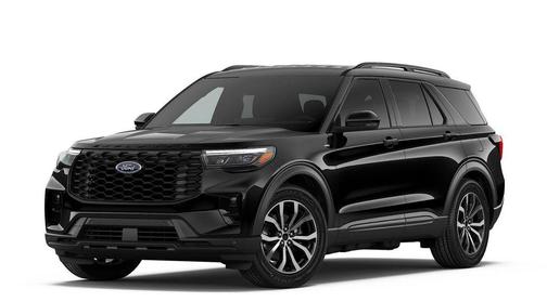 Agate Black Metallic 2026 Ford Explorer ST-Line