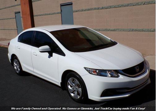 Taffeta White 2015 Honda Civic LX