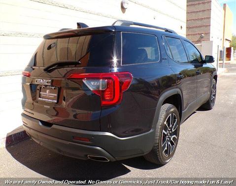 Midnight Blue Metallic 2021 GMC Acadia FWD SLE