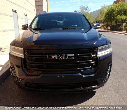 Midnight Blue Metallic 2021 GMC Acadia FWD SLE