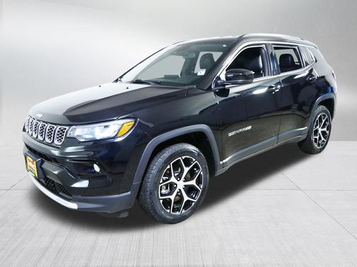 Diamond Black Crystal Pearlcoat 2024 Jeep Compass Limited
