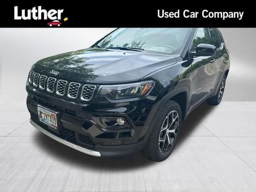 Diamond Black Crystal Pearlcoat 2024 Jeep Compass Limited