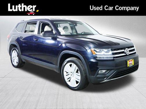 Deep Black Pearl 2019 Volkswagen Atlas 3.6L SE w/Technology