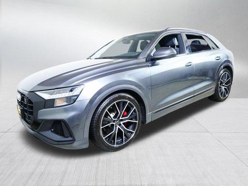 Gray 2021 Audi Q8 55 Prestige