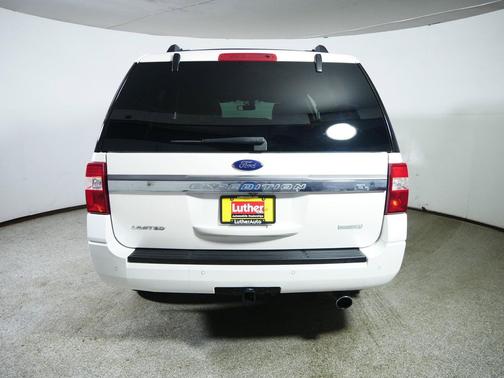White Platinum Metallic Tri-Coat 2017 Ford Expedition EL Limited