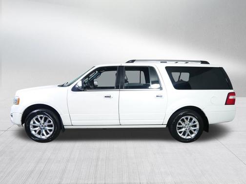 White Platinum Metallic Tri-Coat 2017 Ford Expedition EL Limited